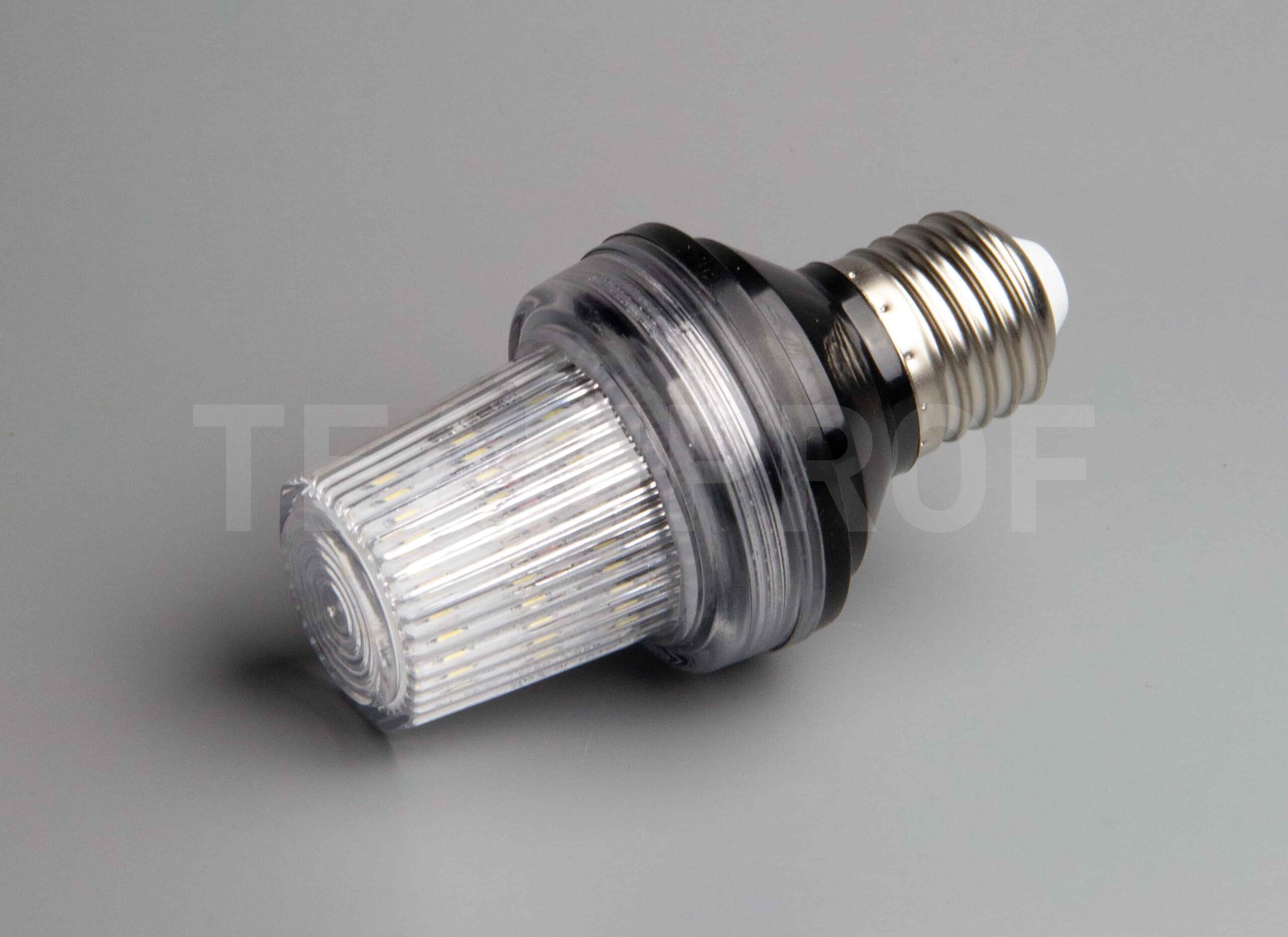 Лампа для Белт-лайта TeamProf, 3 Вт, цоколь Е27, d=46 мм, белая строб-вспышка TPF-B-E27ST-W